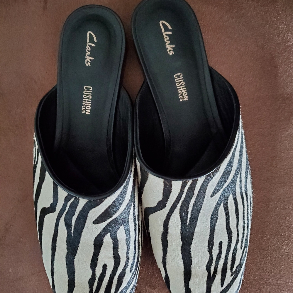Clarks zebra mules